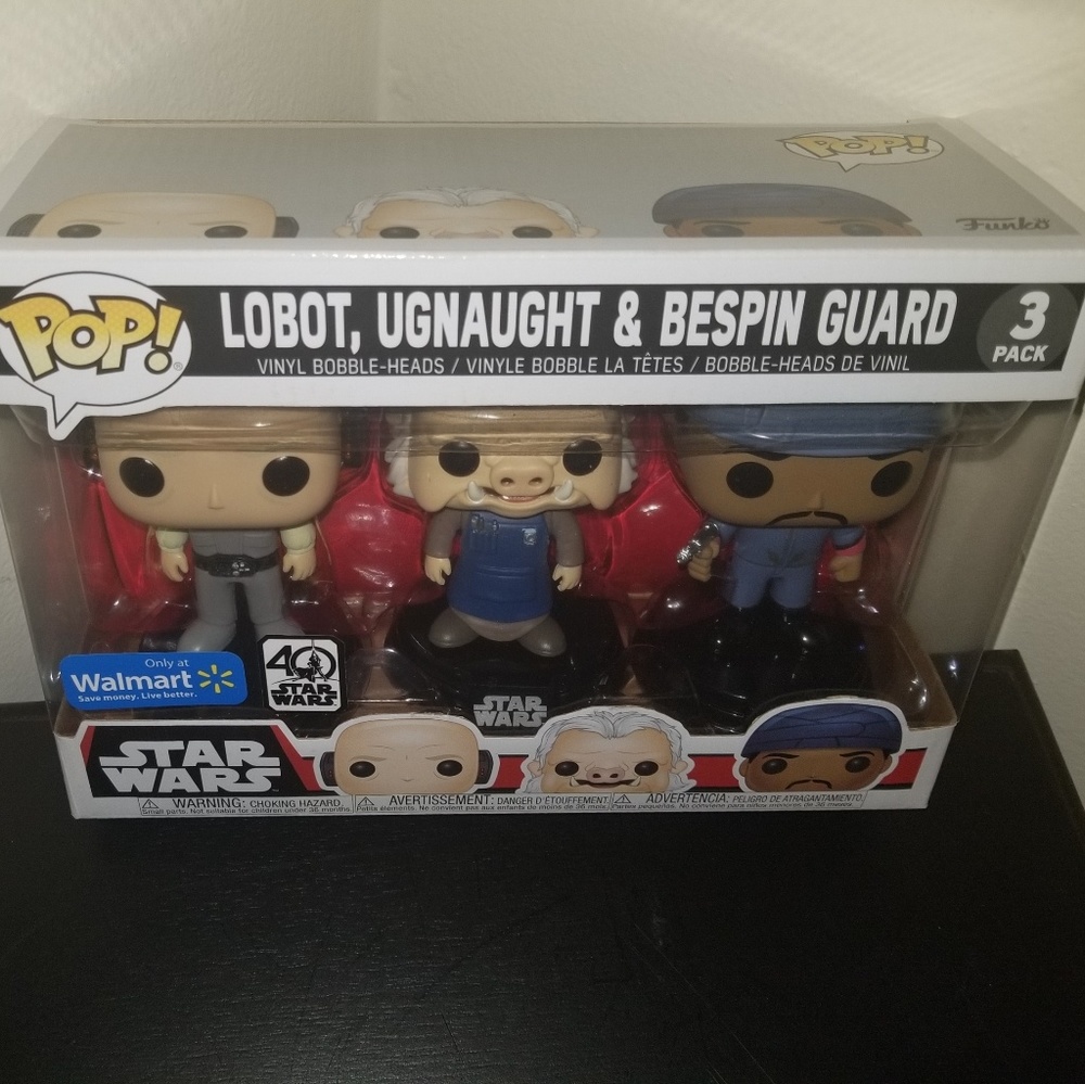 Funko Pop Star Wars Lobot, Ugnaught & Bespin